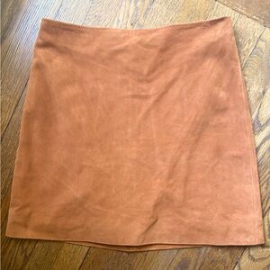 Jcrew Collection Suede Skirt Camel NWOT